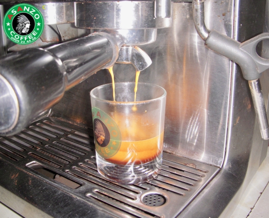 Cà phê Robusta Honey mix Arabica pha máy